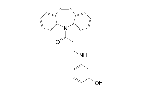 1-(5H-dibenz[b,f]azepin-5-yl)-3-(3-hydroxyphenylamino)propan-1-one
