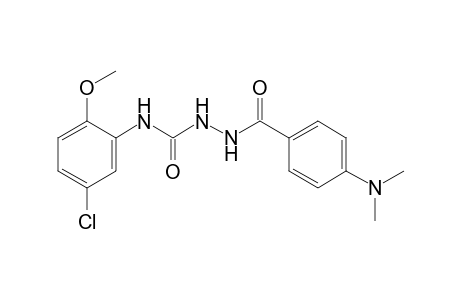 4-(5-chloro-2-methoxyphenyl)-1-[p-(dimethylamino)benzoyl]semicarbazide
