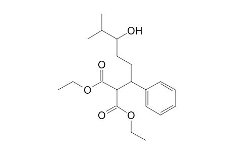 Ethyl 2-Carbethoxy-6-hydroxy-7-methyl-3-phenyloctanoate