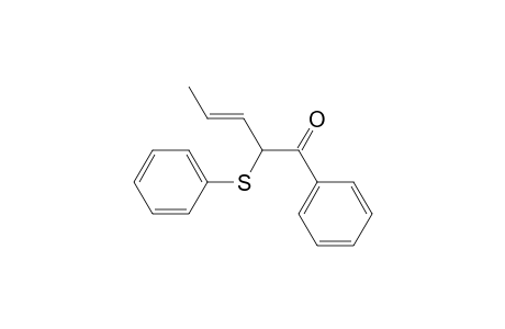 (E)-1-phenyl-2-phenylthiopent-3-en-1-one