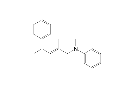 2-Phenyl-4-methyl-5-(N,N-methyl-phenyl-amino)-3-pentene