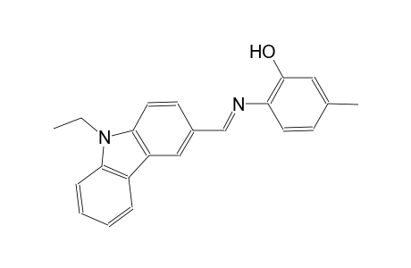 2-([(E)-(9-Ethyl-9H-carbazol-3-yl)methylidene]amino)-5-methylphenol