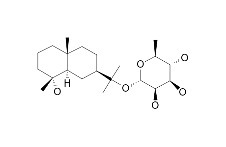 Cryptomeridiol - 11-.alpha.-L-rhamnoside