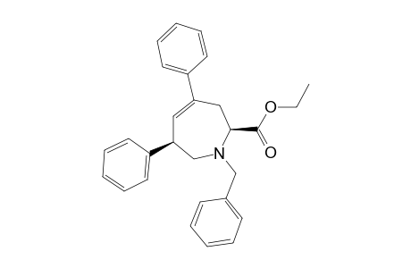 ETHYL-(2S,6R)-1-BENZYL-4,6-DIPHENYL-2,3,6,7-TETRAHYDRO-1H-AZEPANE-2-CARBOXYLATE;MINOR-ISOMER