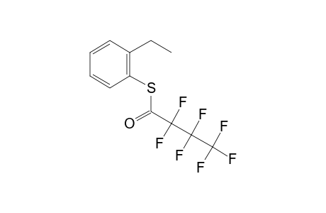 2-Ethylbenzothiol, S-heptafluorobutyryl-