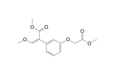Benzeneacetic acid, alpha-(methoxymethylene)-3-(2-methoxy-2-oxoethoxy)-, methyl ester