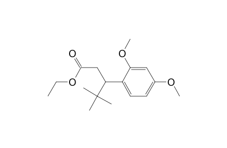 Benzenepropanoic acid, .beta.-(1,1-dimethylethyl)-2,4-dimethoxy-, ethyl ester