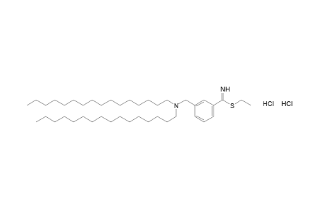 alpha-(dihexadecylamino)thio-m-toluimidic acid, ethyl ester, dihydrochloride