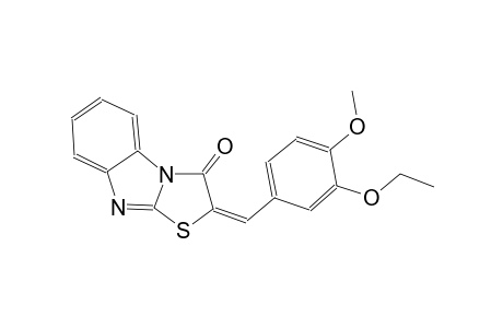 (2E)-2-(3-ethoxy-4-methoxybenzylidene)[1,3]thiazolo[3,2-a]benzimidazol-3(2H)-one