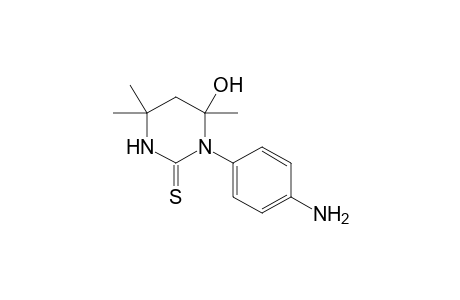1-(4-Aminophenyl)-6-hydroxy-4,4,6-trimethyl-1,4,5,6-tetrahydropyrimidine-2(3H)-thione