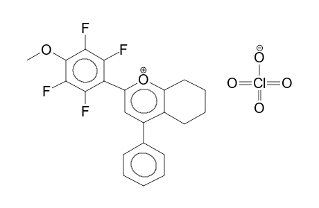 4-PHENYL-2-(4'-METHOXYTETRAFLUOROPHENYL)-5,6-TETRAMETHYLENEPYRILIUMPERCHLORATE