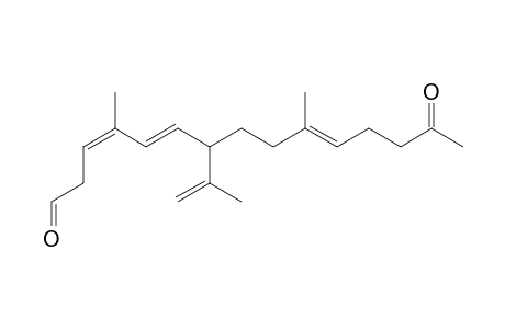 6,12-Dimethyl-9-isopropenyl-155-hydroxy-5,10,12-pentadecatrienal