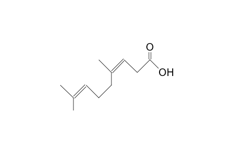 (3Z)-4,8-dimethyl-3,7-nonadienoic acid