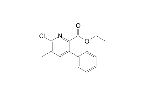 Ethyl 6-chloro-5-methyl-3-phenyl-2-pyridinecarboxylate