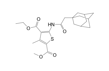 4-ethyl 2-methyl 5-[(1-adamantylacetyl)amino]-3-methyl-2,4-thiophenedicarboxylate