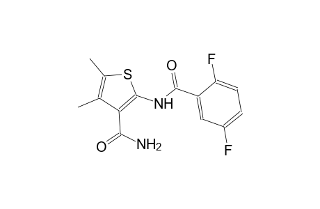2-[(2,5-difluorobenzoyl)amino]-4,5-dimethyl-3-thiophenecarboxamide