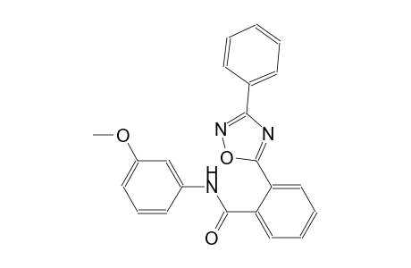 N-(3-methoxyphenyl)-2-(3-phenyl-1,2,4-oxadiazol-5-yl)benzamide