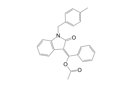 (E)-(1-p-Methylbenzyl-2-oxoindolin-3-ylidene)(phenyl)methyl acetate
