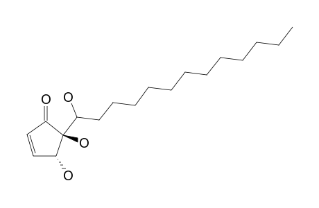 HYGROPHORONE-A-(12);4,5-TRANS-4,5-DIHYDROXY-5-(1-HYDROXYTRIDECYL)-2-CYCLOPENTEN-1-ONE