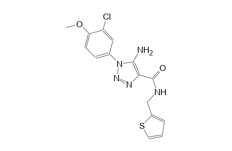 1H-1,2,3-triazole-4-carboxamide, 5-amino-1-(3-chloro-4-methoxyphenyl)-N-(2-thienylmethyl)-