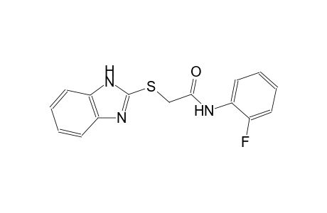 2-(1H-benzimidazol-2-ylsulfanyl)-N-(2-fluorophenyl)acetamide