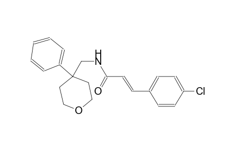 (2E)-3-(4-chlorophenyl)-N-[(4-phenyltetrahydro-2H-pyran-4-yl)methyl]-2-propenamide