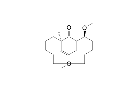 (1R,11S)-11,14-dimethoxy-1-methylbicyclo[10.3.1]hexadeca-12,14-dien-16-one