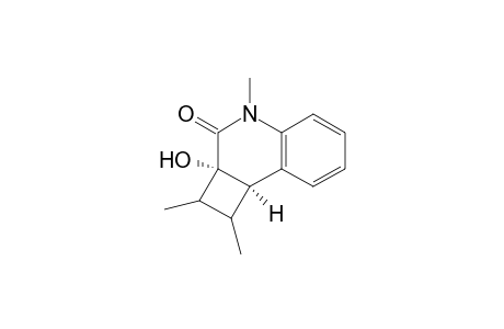 cis-2,2a,4,8b-Tetrahydro-2a-hydroxy-1,2,4-trimethylcyclobuta[c]quinolin-3(1H)-one