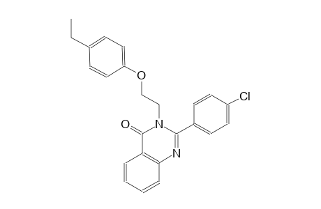 4(3H)-quinazolinone, 2-(4-chlorophenyl)-3-[2-(4-ethylphenoxy)ethyl]-