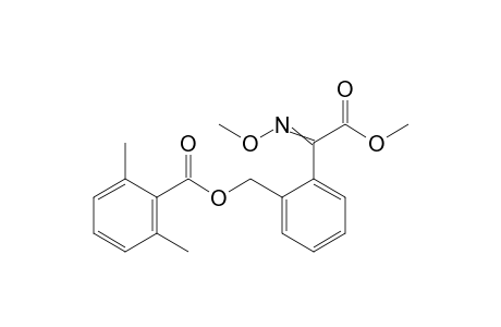 Benzeneacetic acid, 2-[[(2,6-dimethylbenzoyl)oxy]methyl]-alpha-(methoxyimino)-, methyl ester