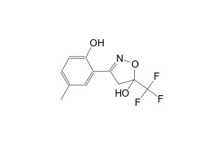 3-(2-hydroxy-5-methylphenyl)-5-(trifluoromethyl)-4,5-dihydro-5-isoxazolol