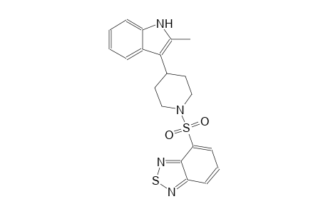 2,1,3-benzothiadiazole, 4-[[4-(2-methyl-1H-indol-3-yl)-1-piperidinyl]sulfonyl]-