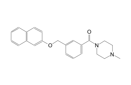 1-methyl-4-{3-[(2-naphthyloxy)methyl]benzoyl}piperazine