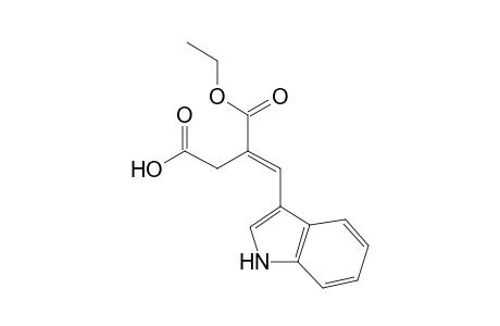 3-Ethoxycarbonyl-4-(indol-3'-yl)but-3-enoic acid