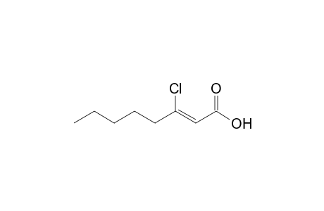 (Z)-3-Chloro-2-octenoic acid