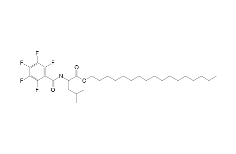 L-Leucine, N-pentafluorobenzoyl-, heptadecyl ester