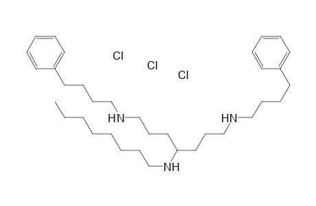 N1,N7-Bis-(4-phenylbutyl)-N4-octyl-heptane-1,4,7-triamine trihydrochloride