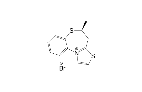 4,5-DIHYDRO-5-METHYLTHIAZOLO-[2,3-D]-[1,5]-BENZOTHIAZEPINIUM-BROMIDE