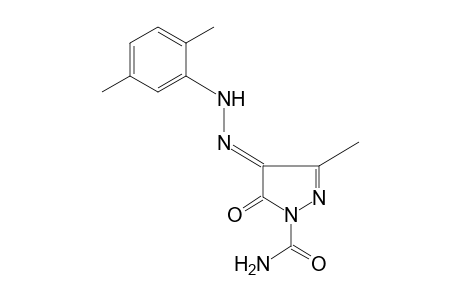 3-METHYL-5-OXO-4-(2,5-XYLYLHYDRAZONO)-2-PYRAZOLINE-1-CARBOXAMIDE