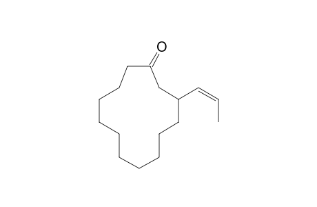 Z-3-(Prop-1-enyl)cyclotridecanone