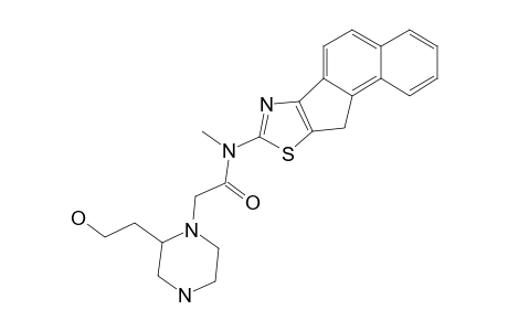 2-[N-[4-(2-HYDROXYETHYL)-PIPERAZIN-1-YL-ACETYL]]-METHYLAMINE-10H-THIAZOLO-,4-B]-BENZ-[E]-INDENE