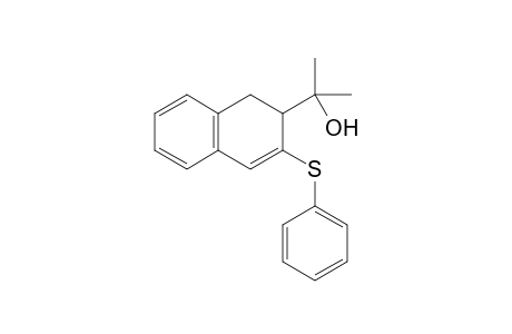 2-(1,2-Dihydro-3-(phenylthio)naphthalen-2-yl)propan-2-ol