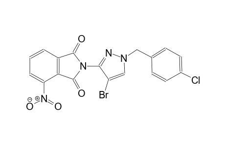 2-[4-bromo-1-(4-chlorobenzyl)-1H-pyrazol-3-yl]-4-nitro-1H-isoindole-1,3(2H)-dione