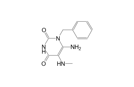 2,4(1H,3H)-pyrimidinedione, 6-amino-5-(methylamino)-1-(phenylmethyl)-