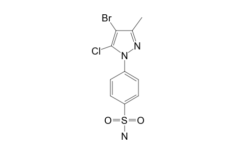 4-(4-BROMO-5-CHLORO-3-METHYL-1H-PYRAZOL-1-YL)-BENZENE-SULFON-AMIDE