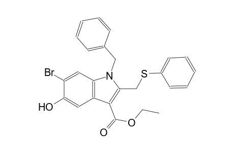 ethyl 1-benzyl-6-bromo-5-hydroxy-2-[(phenylsulfanyl)methyl]-1H-indole-3-carboxylate