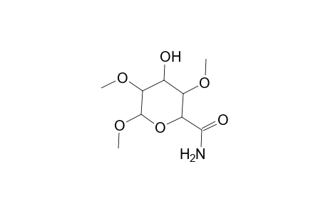 .alpha.-D-Glucopyranosiduronamide, methyl 2,4-di-O-methyl-