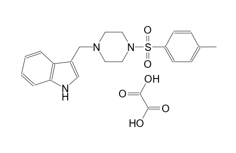 3-({4-[(4-methylphenyl)sulfonyl]-1-piperazinyl}methyl)-1H-indoleoxalate