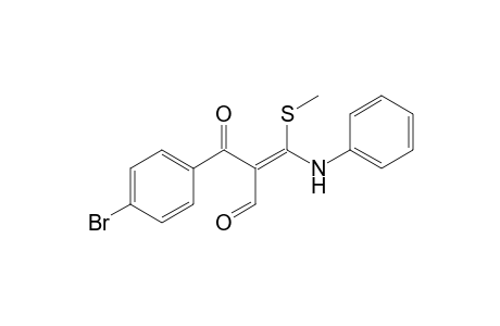 3-Anilino-2-(4'-bromobenzoyl)-3-(methylthio)-2-propenal