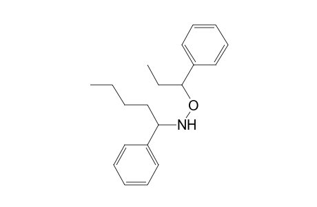 1-Phenyl-N-(1-phenylpropoxy]pentylamine